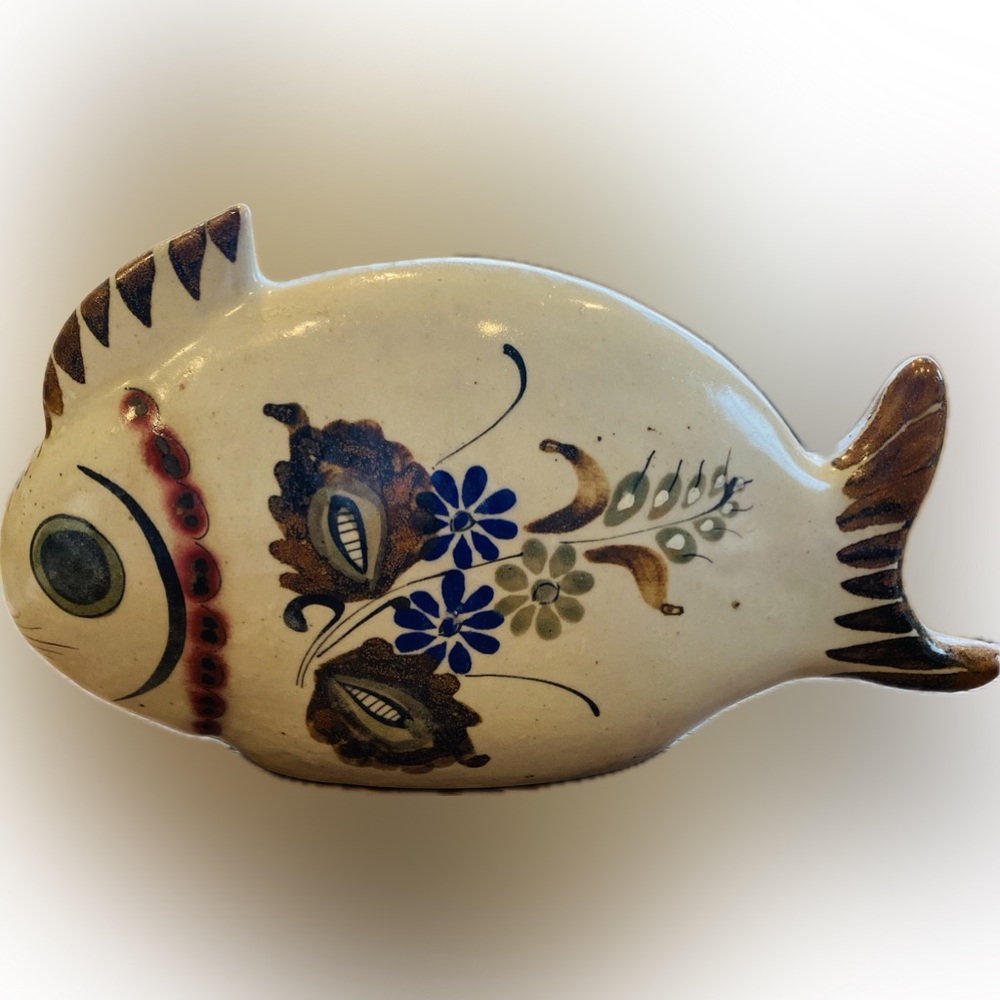 Vintage ceramic fish Handmade Mexico Collectible - Picture 5 of 15